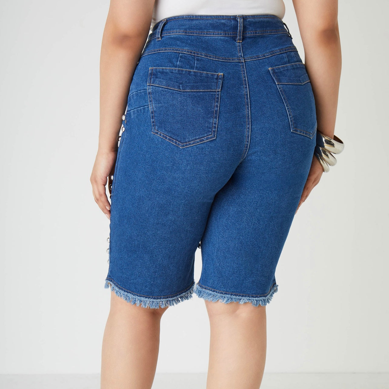 Silver Stud Shorts (s22)