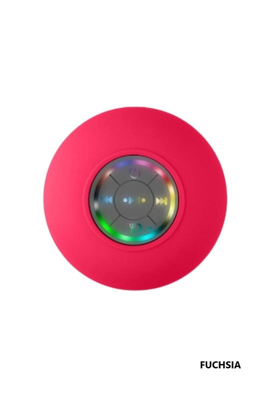 Portable Bathroom Bluetooth LED Speaker
