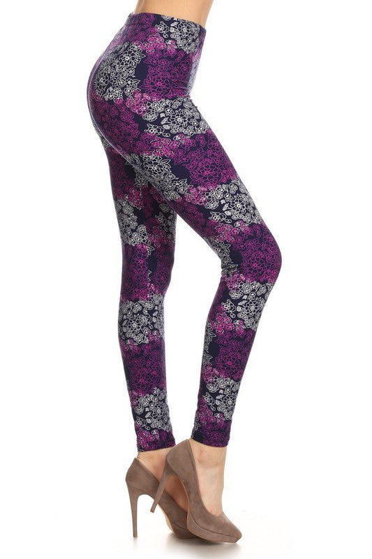 Plus Flower Leggings (14 - 24)
