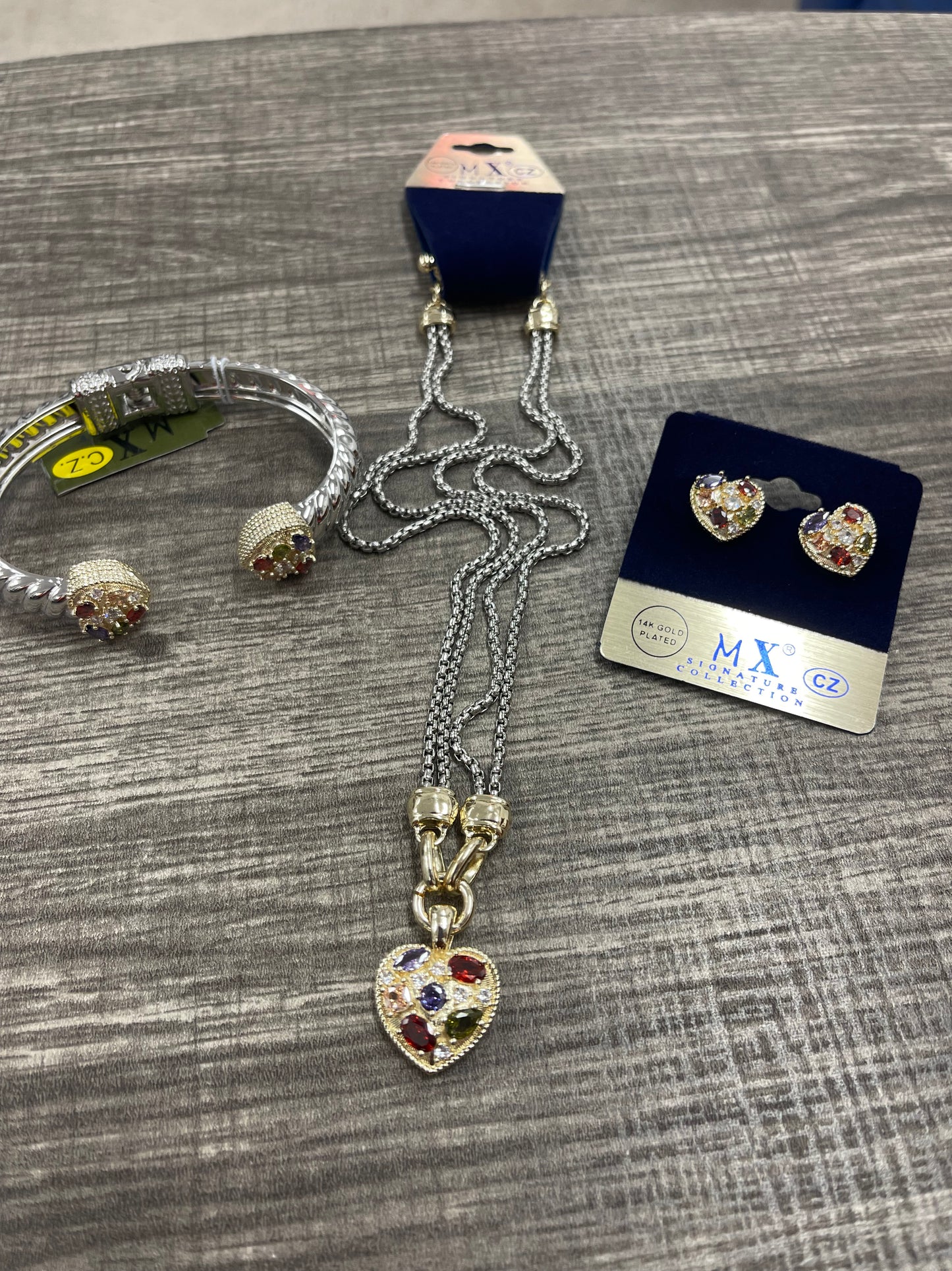 Jewel Heart Set