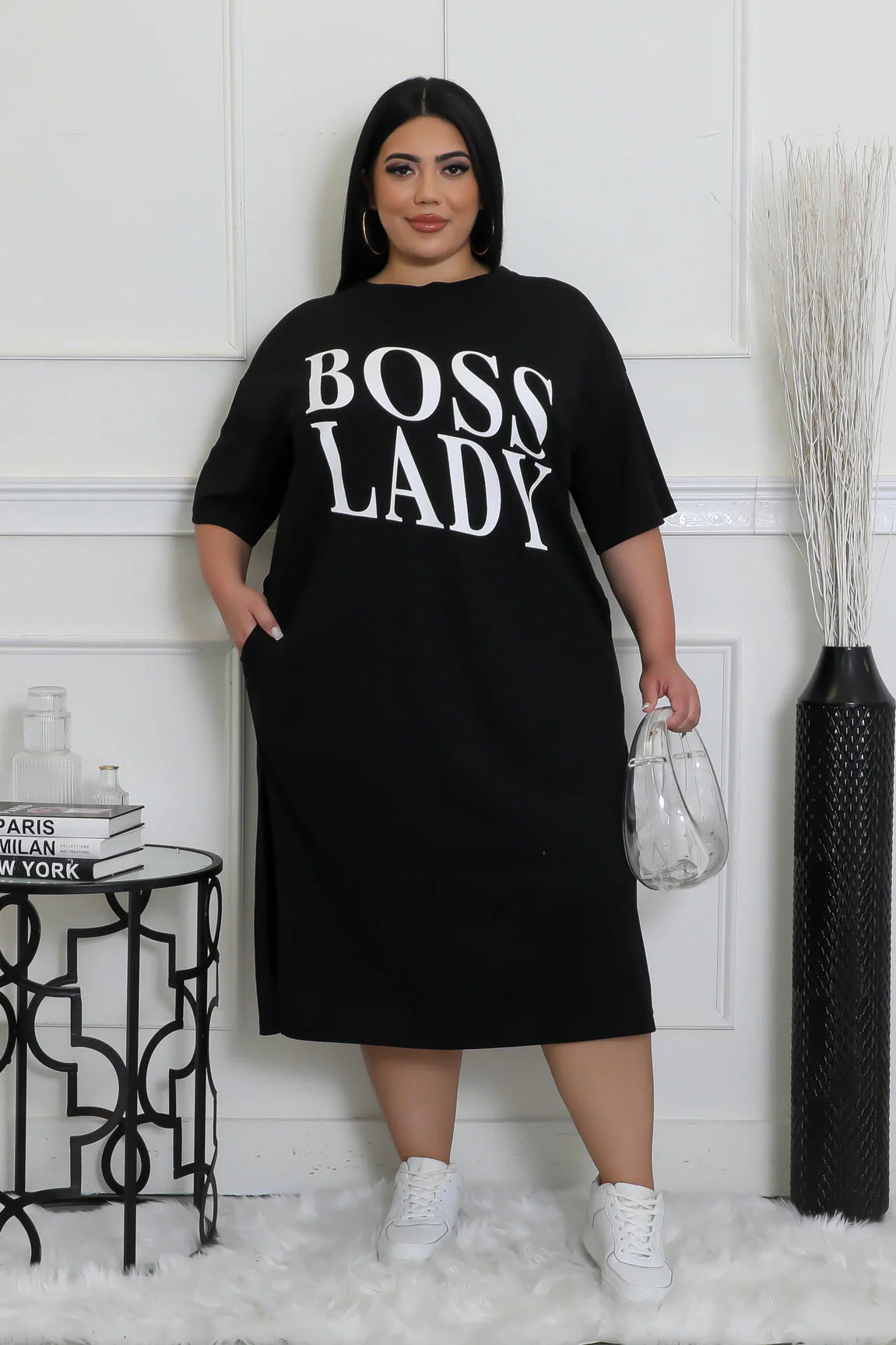 Lady Boss Dress Black
