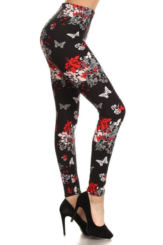 Plus Butterfly Leggings (14-24)