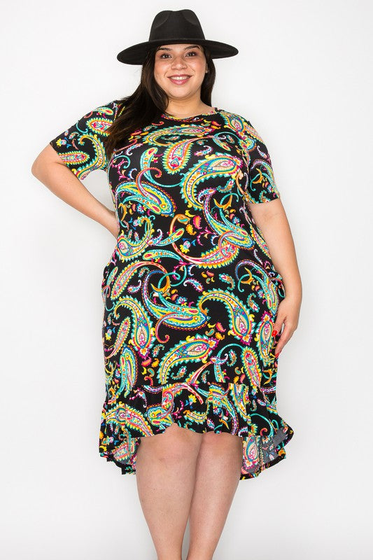 Black Ruffle Dress