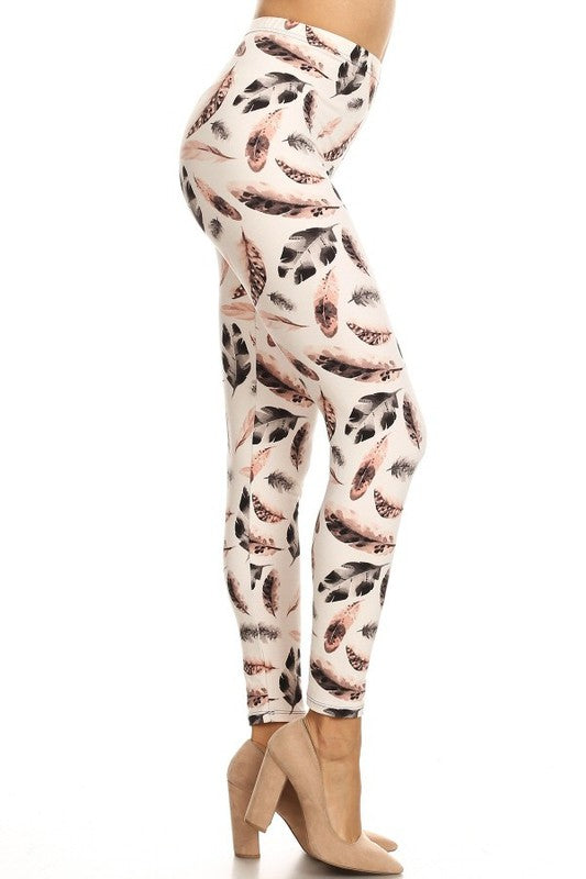 Plus Feather Leggings (14 - 24)