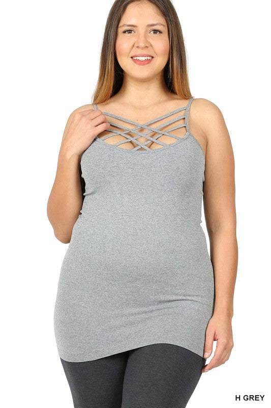 Triple Chriss Cross front Cami