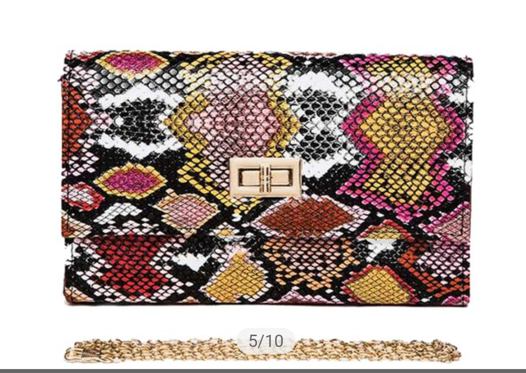 Twist Lock Snake Crossbody