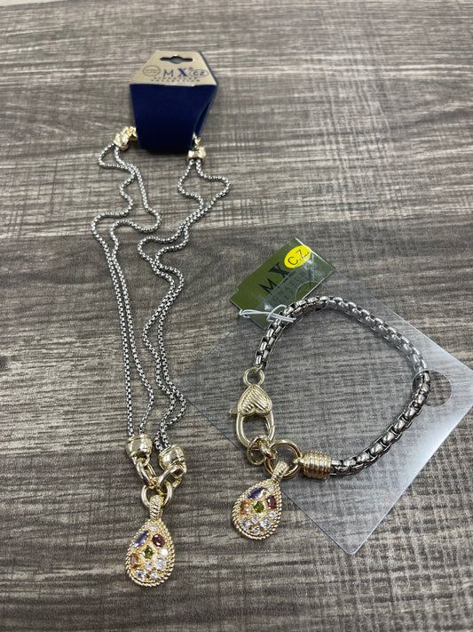 Jewel Teardrop Set