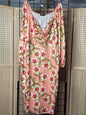 Peach Floral Dress 3XL
