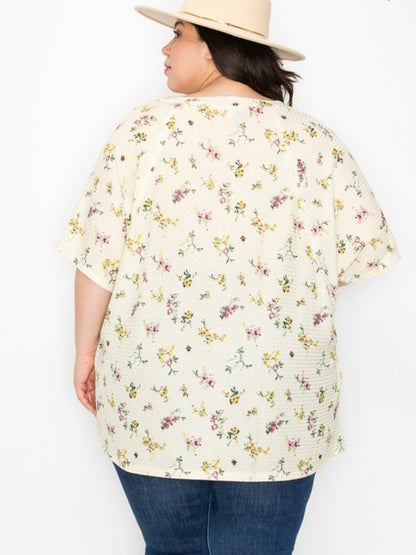 Vanilla Floral Top 2/14