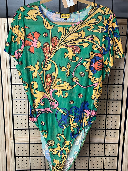 Sheer  bodysuit ￼2XL