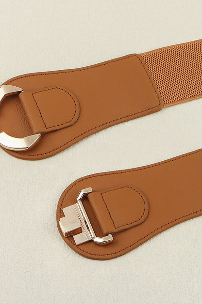 Alloy Buckle Elastic Belt