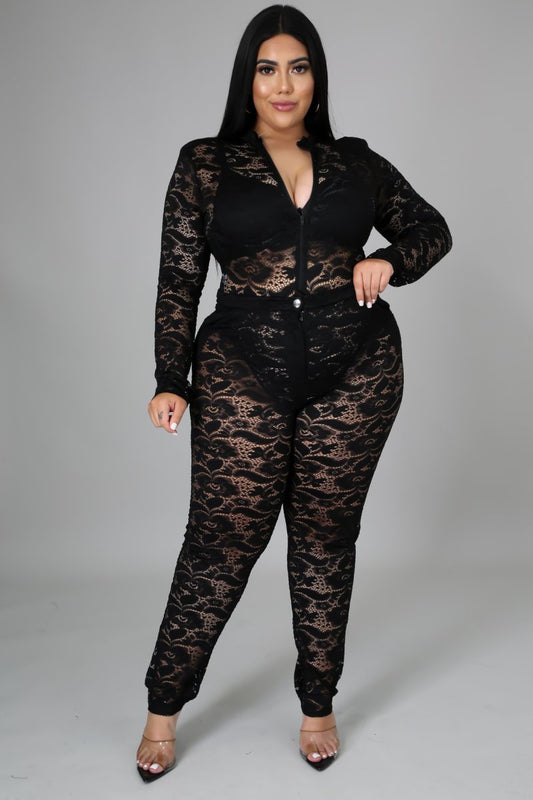 Black Lace Set 2XL