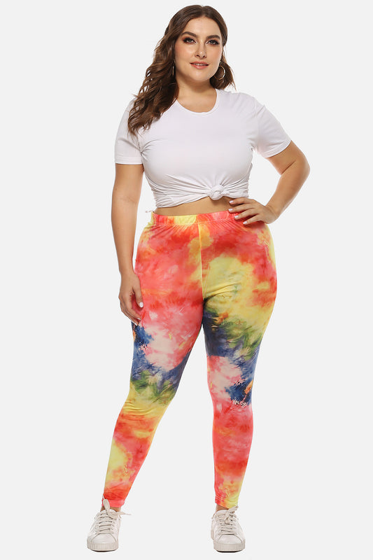 Plus Size Tie Dye Legging