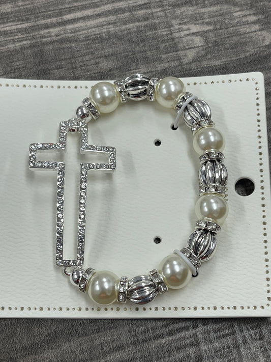 Cross Beaded Bracelet