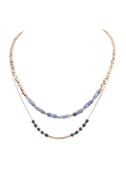 2 Layer Goldtone Necklaces