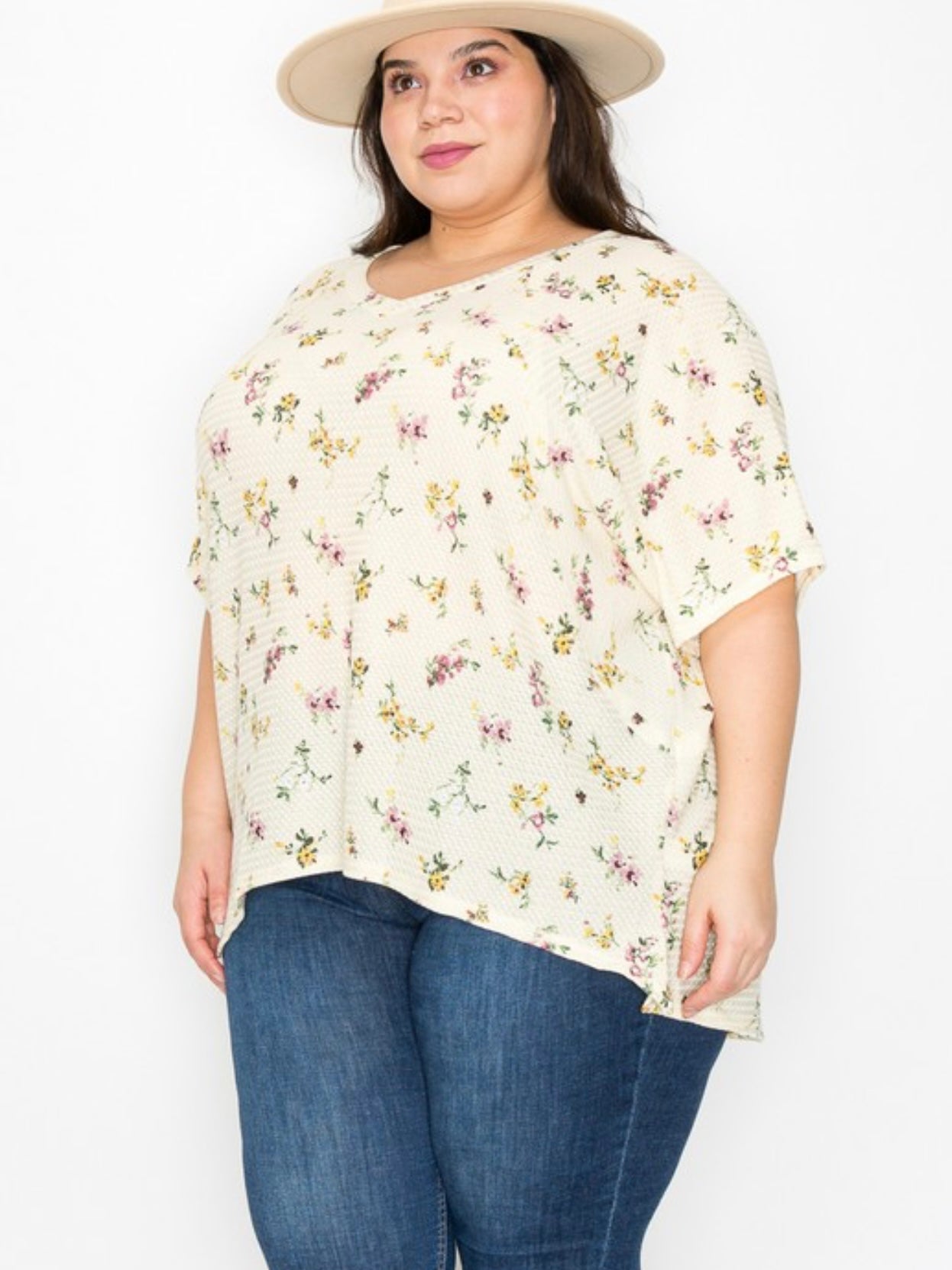 Vanilla Floral Top 2/14