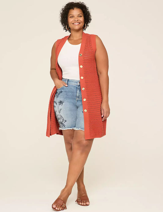Flower Jean Shorts (s22)