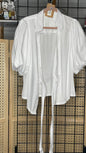 White Wrap Top 2XL