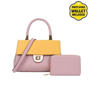 Color Block Handbag