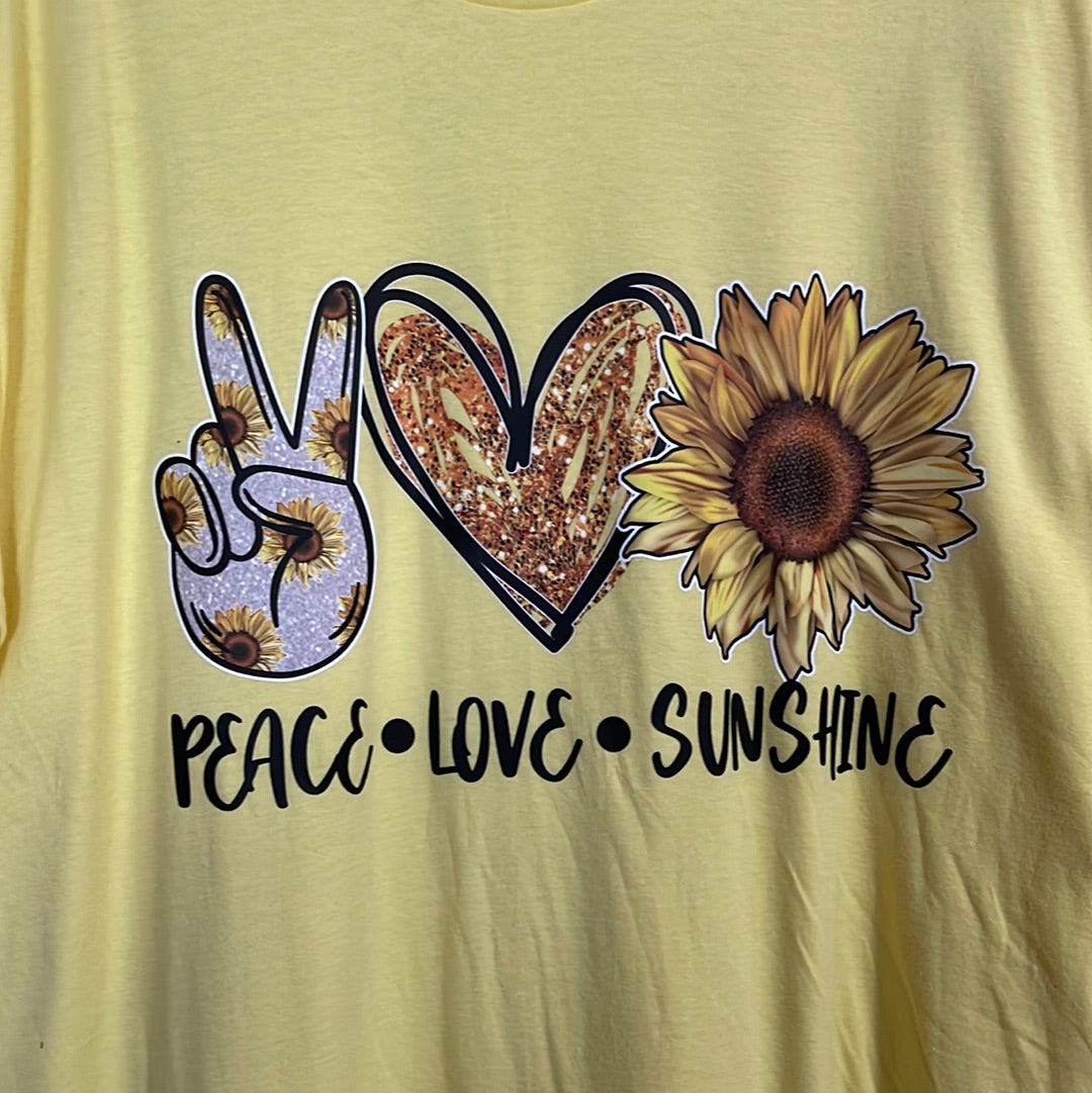 (G) Peace Love Sunshine Shirt