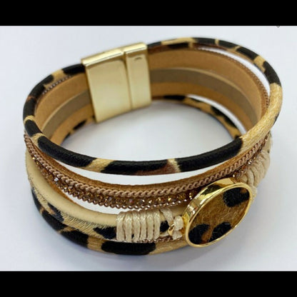 Animal print bracelet