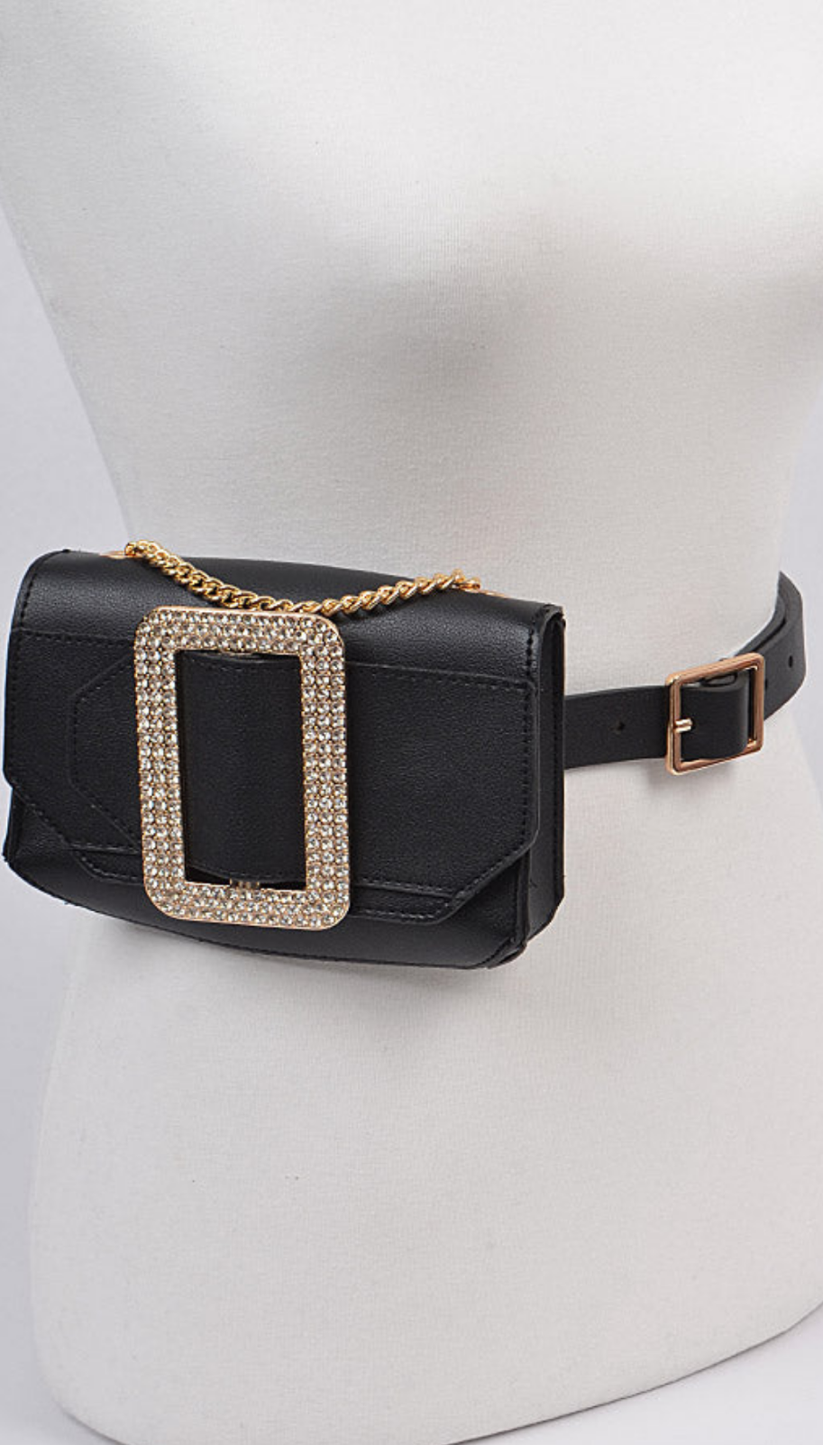 Black Gold Fanny Pack