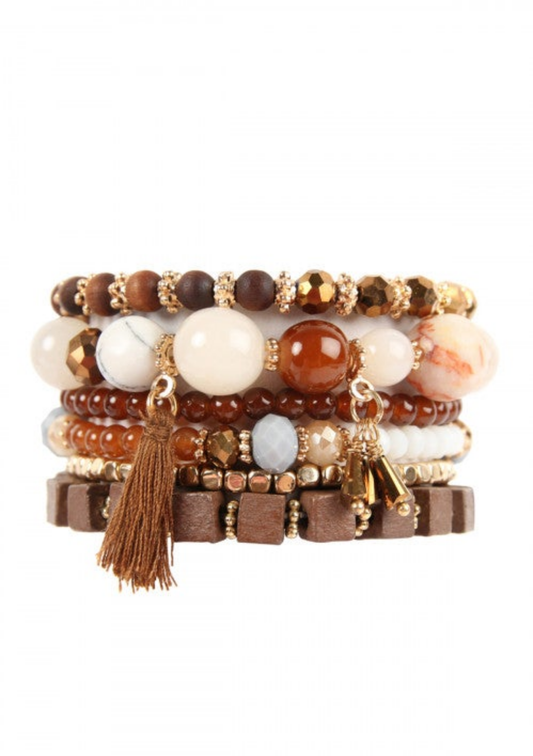 Brown Charm Stack