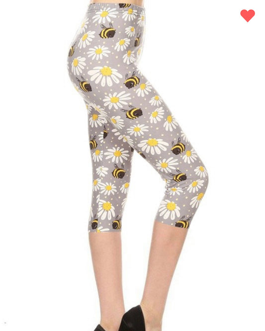 Bee Capri Leggings