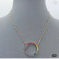 CIRCLE BLING NECKLACE